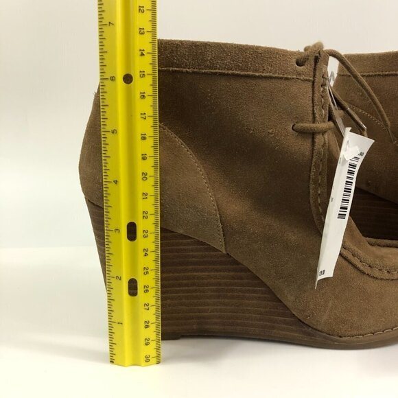 Lucky Brand Brown Leather Ankle Boots NWT Size 10M - Picture 8 of 11